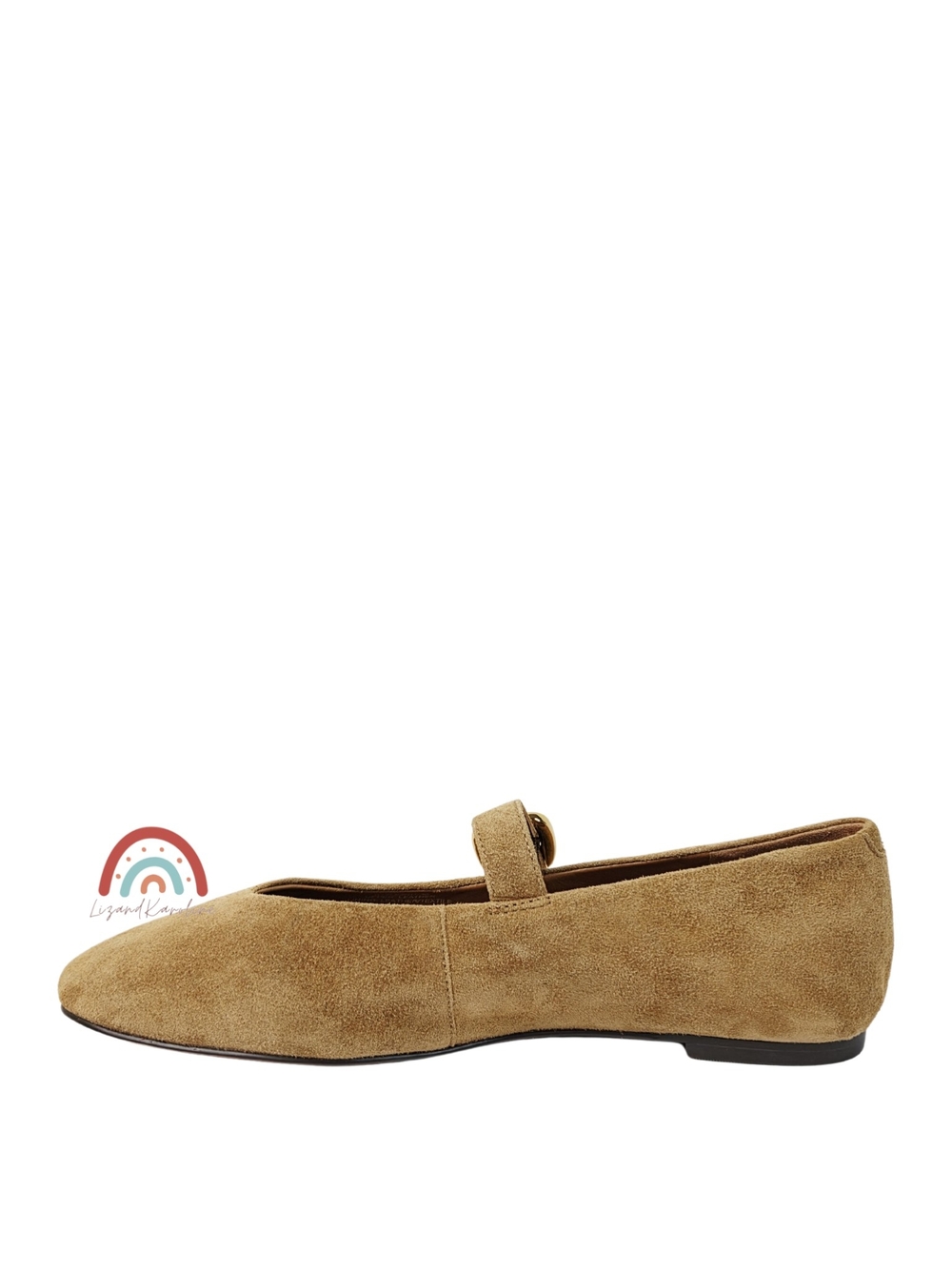 New! Madewell The Remy Mary Jane in Suede Dried Acorn 10 - Picture 7 of 12